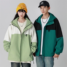 Cityboy情侣时尚连帽冲锋衣外套夹克团体班服，男装夹克，星座301D-5(原星座1415）