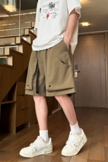 Z5069男士新款夏季松紧腰短裤中腰时尚休闲五分裤男，男装牛仔裤，电商B360