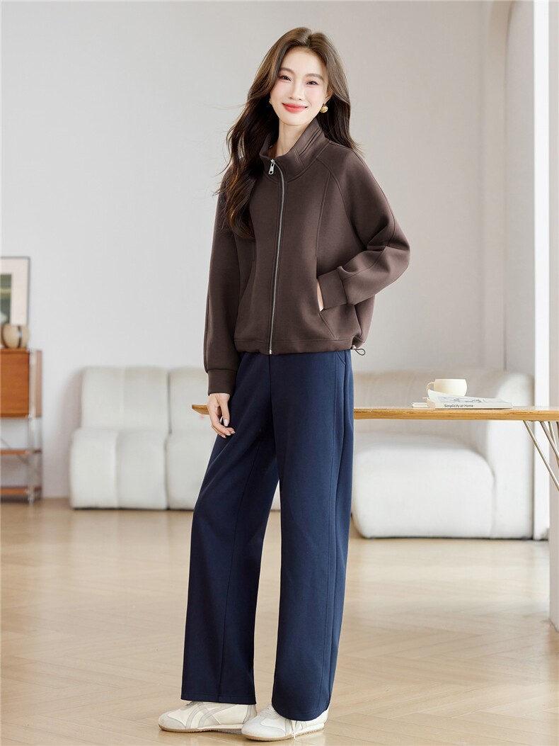 长期有货春秋2026年新款早秋开衫卫衣中年妈妈休闲运动两件套女潮,女装套装/套裙,璐依舞