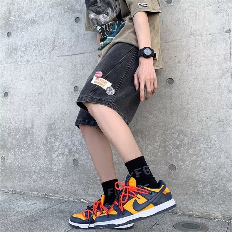 青春流行潮流文艺五分裤简约夏季新款男气质潮牛仔裤XD3115,男装牛仔裤,星座208-5
