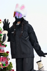 时尚防风防水多口袋单板滑雪服男加棉加厚保暖外套M78-P155控218，男装棉衣，电商A001