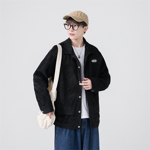 春秋季百搭休闲宽松灯芯绒夹克男士 JK151-P60图片