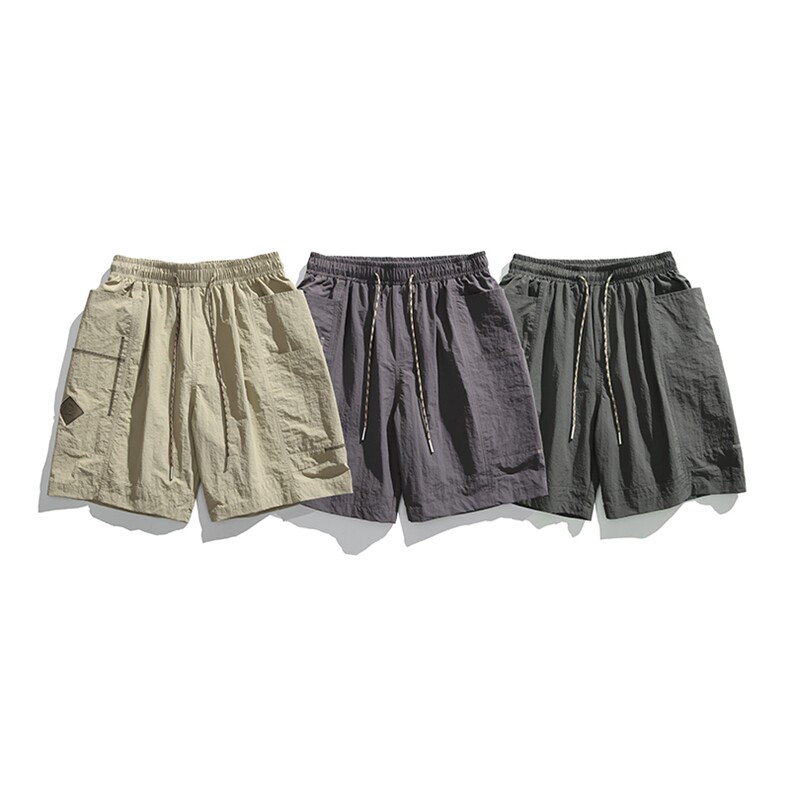 2024夏季新款男日系运动休闲薄款短裤宽松五分裤沙滩裤DK238-F59，男装牛仔裤，电商A101（原外27）