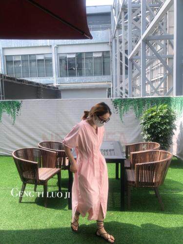 【现货】一款显肤色的连衣裙。，女装连衣裙，更替落集