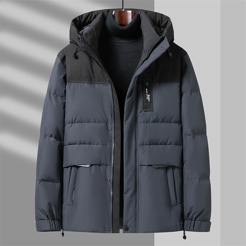V2392钱塘2020-3秋冬新款男士时尚连帽羽绒服休闲百搭外套P255,男装羽绒服,钱塘207-3