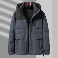 V2392钱塘2020-3秋冬新款男士时尚连帽羽绒服休闲百搭外套P255，男装羽绒服，钱塘207-3