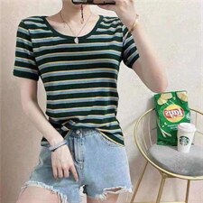 【现货】夏季新款针织短袖,其它,赫琳娜