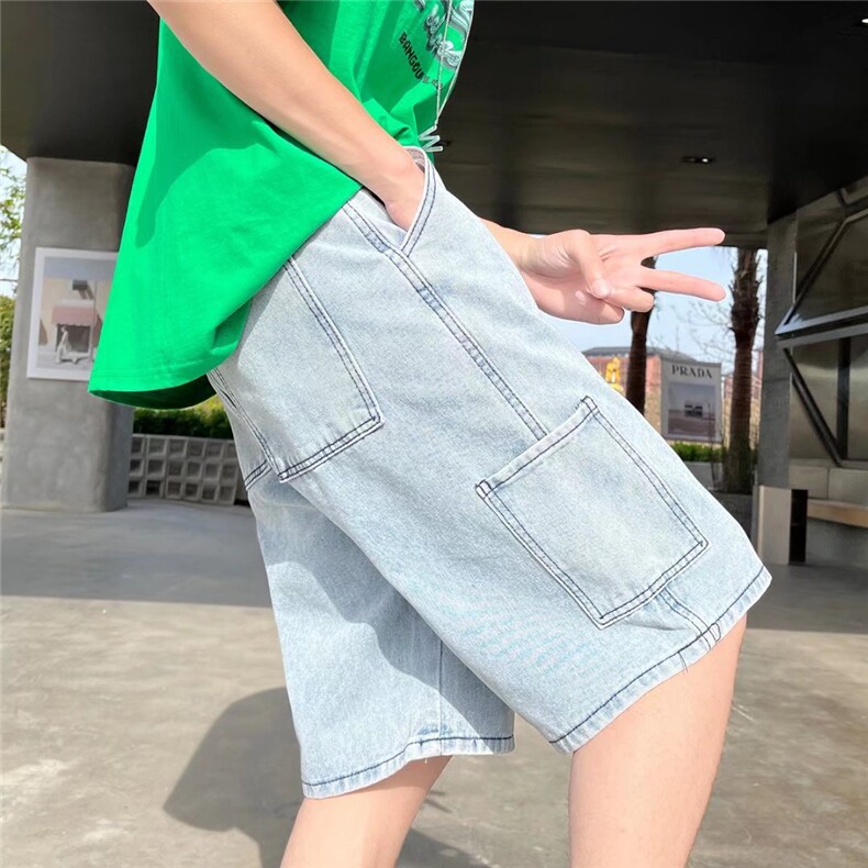 潮流夏季牛仔裤男牛仔短裤N98P33,男装牛仔裤,星座1116-2