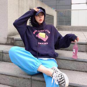 百搭连帽卫衣卫衣SM，女装卫衣/绒衫，尚映