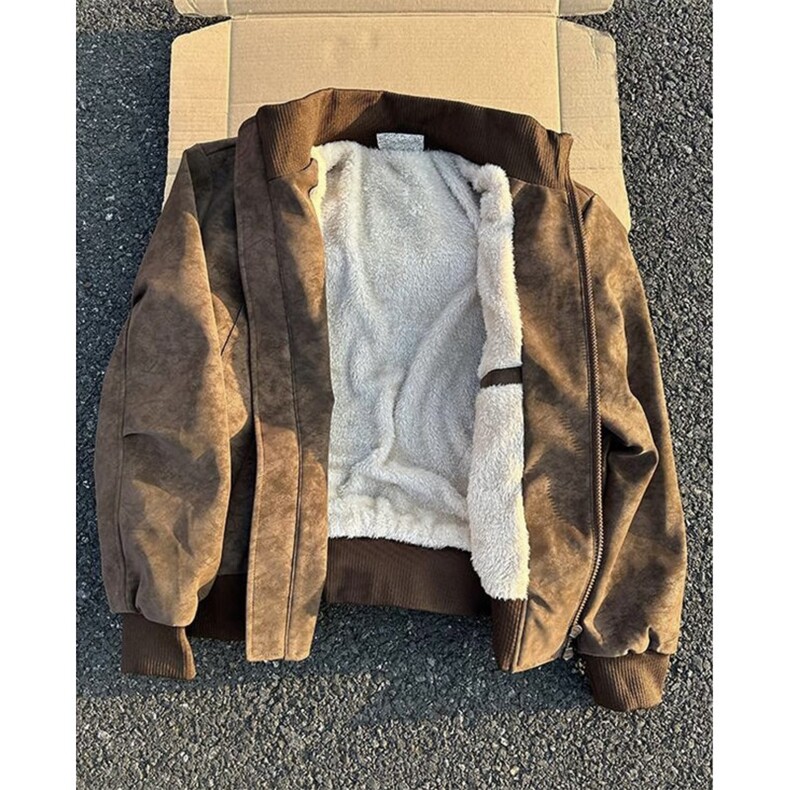 复古皮夹克加绒棉衣外套1408-MY182-批75（网图），男装夹克，四季星座1408（原星座1613）