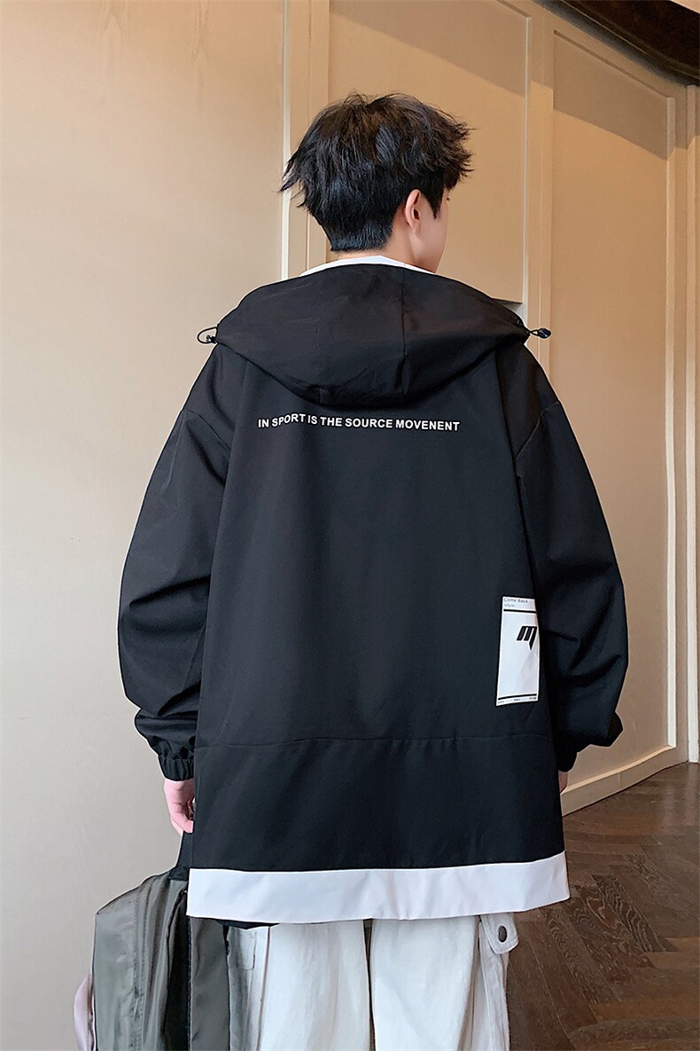 新款现货户外连帽夹克男冲锋衣外套JK810-P80,男装夹克,星座1204-3