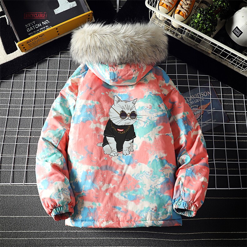 MC49044-P135日系潮衣男大码派克服男工装服外套袄,男装棉衣,电商A040A