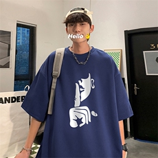 量大优供视频220克美式短袖t恤T2972得物直播有280克品质，男装T恤，电商A486