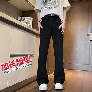 加长版裤子男高个子185cm110牛仔裤微喇直筒休闲KZ002P55加绒P65图片