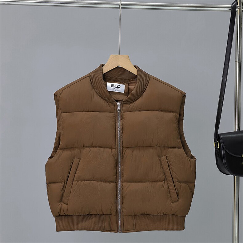 CC046-P55棉服马甲2025秋冬新款韩版宽松棉坎肩立领,男装棉衣,星座911-3