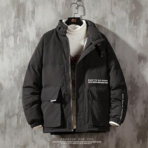【】A003-HY8005-P130秋冬新款立领大口袋棉衣外套 水泥墙图片