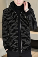 新款加棉加厚连帽商务休闲毛呢大衣潮流修身外套男D35P155控238，男装毛呢大衣，电商B226-2（原B217-2）