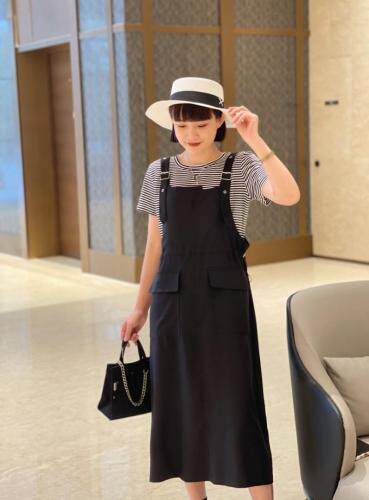 吊带裙二件套，女装背心吊带，Da.金