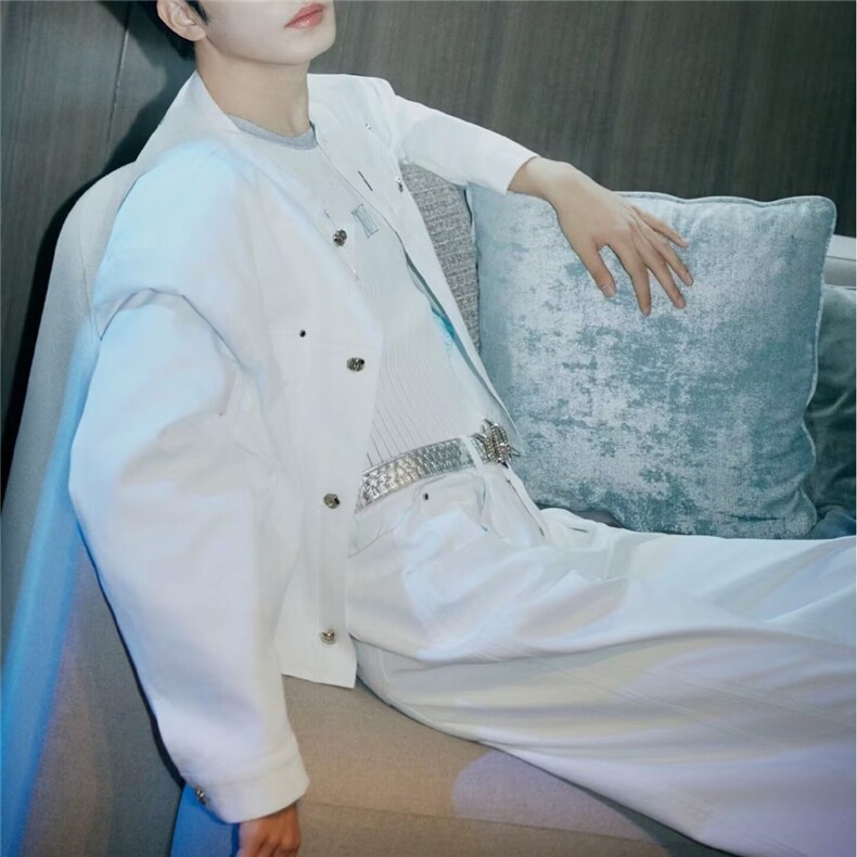 【现货】DJK164-批65春秋季外套男个性短款小香风休闲简约夹克,男装夹克,星座603-2