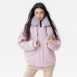 美式工装羽绒棉服男女款冬季三防加厚保暖座山雕外套连帽派克服潮图片