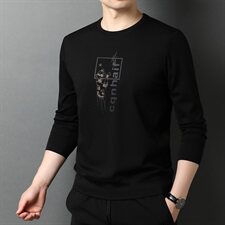 J633钱塘2020-1秋冬男士新款高端卫衣打底衫长袖贴身舒适P55，男装卫衣，钱塘207-1