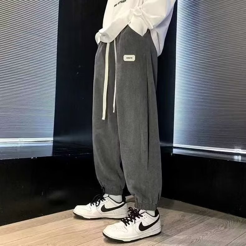 流运动裤春秋宽松型慵懒休闲裤时尚潮牌青春流行潮牌XXM20,女装休闲裤,星座208-5