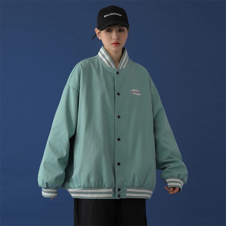 20年秋冬新款中性风棒球服外套285g100%棉DS-B293-A772-P85控115,男装夹克,电商A306