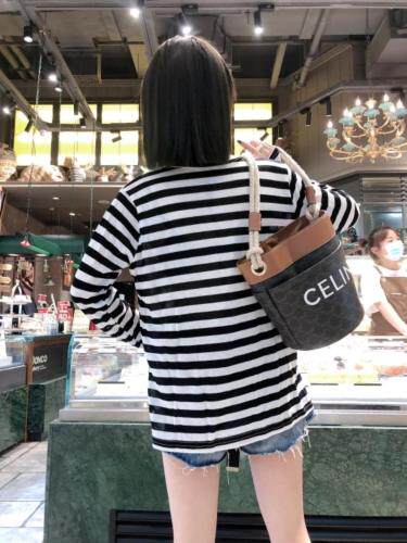 条纹假两件，百搭，其它，一杭