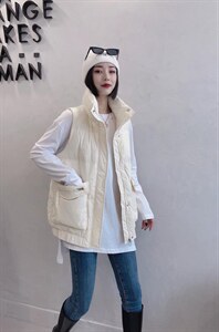 2021冬季新款90绒马甲图片