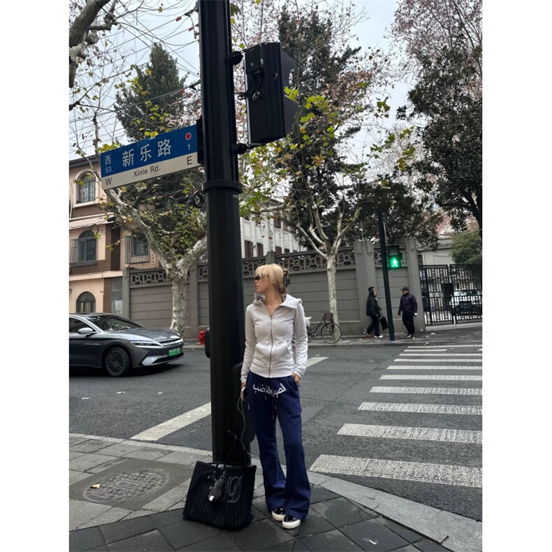 春夏新款刺绣印花小脚裤男潮韩版修身潮流长裤子男,男装休闲裤,四季星座505