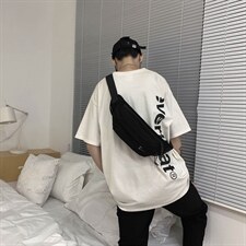 潮牌原创简约帆布单肩包时尚百搭包复古包袋休闲斜挎小包0，鞋类箱包男包，星座510A-2