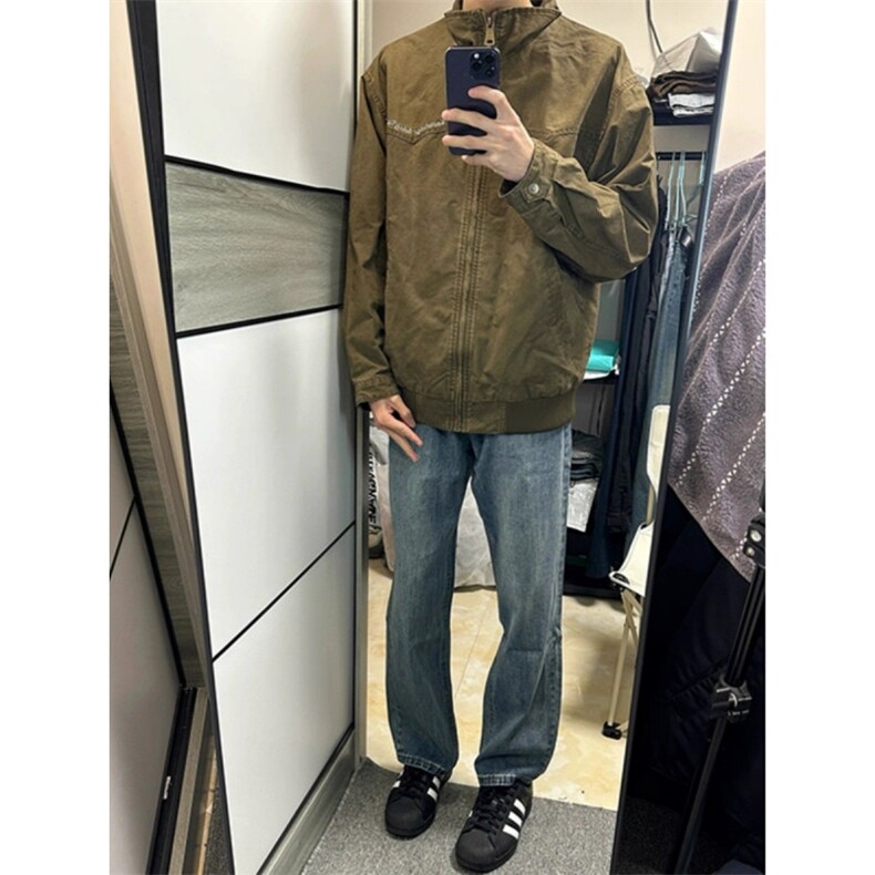 706-1-JK8212-P68特P现货秋季哈灵顿工装夹克男vibe美式外套,男装夹克,星座706-1