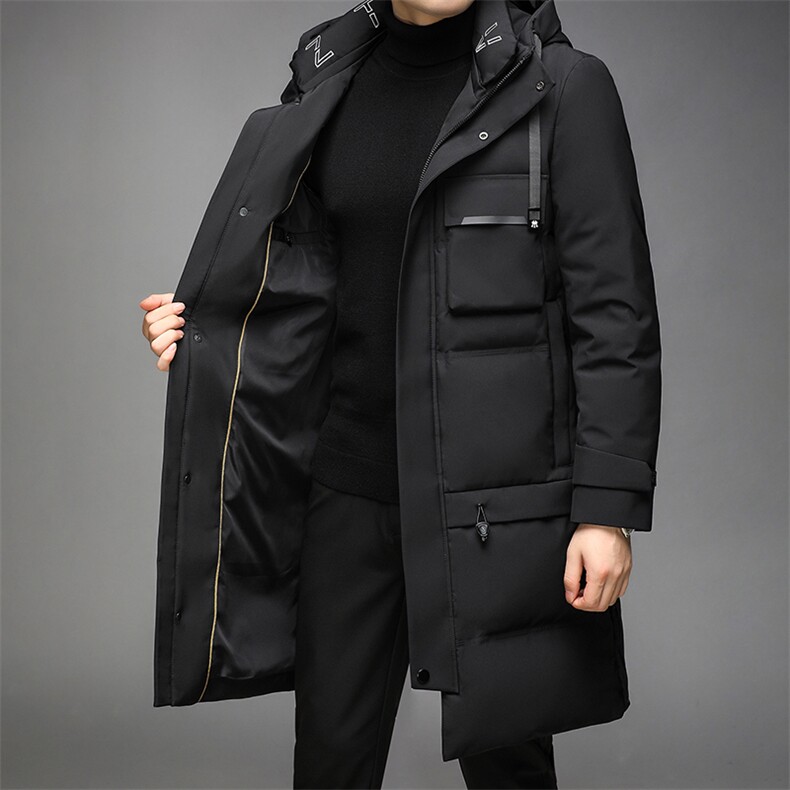 冬季羽绒服男脱卸领保暖上衣中年男休闲白鸭绒外套GSNA21301-P360,男装羽绒服,电商B212（原钱塘6029）