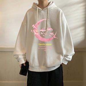 纯棉连帽卫衣男大码运动帽衫宽松薄WY2209-P35 加绒款-P40图片
