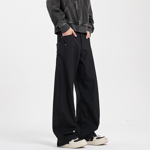 巴家弯刀休闲美式高街阔腿裤机能冲锋裤长裤K8539-P27【特价】图片