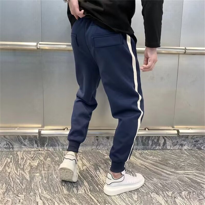 春季男士潮牌休闲宽松运动裤网红哈伦长裤加肥加大特大百搭卫裤男,男装休闲裤,星座1210-1