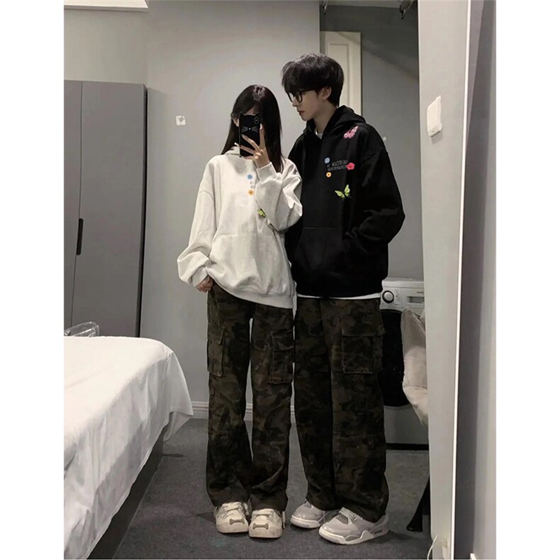 抖音得物高品质印花连帽卫衣秋冬装美式宽松连帽纯色卫衣ADL115,男装卫衣,电商A443