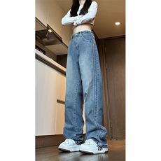 【现货】高品质秋季新款潮牌美式直筒复古牛仔裤KZ856-P65，男装牛仔裤，星座610A