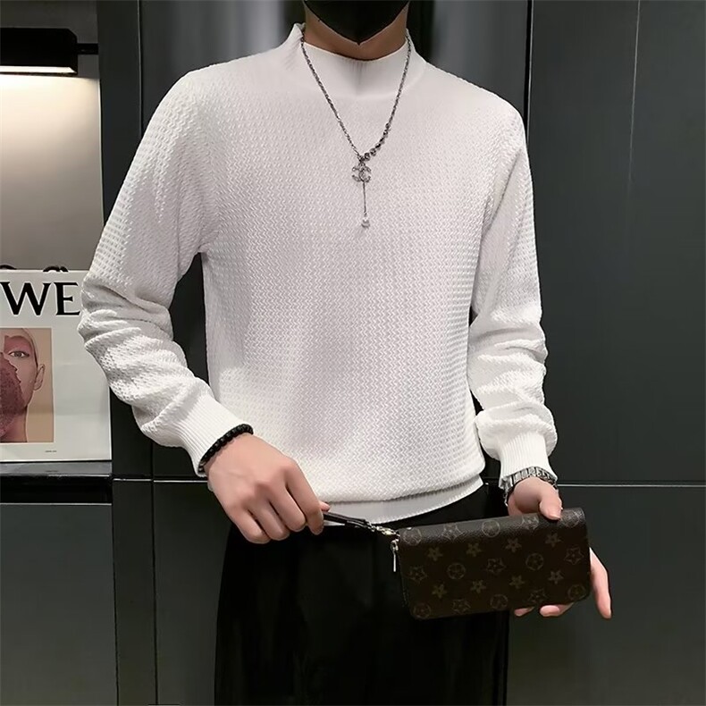 半高领毛衣男秋冬韩版修身内搭针织打底M803P45,男装针织衫/毛衣,星座1116-2