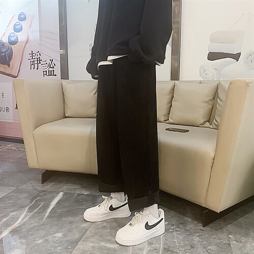 2022纯色灯芯绒休闲裤直筒男裤D201-DM92-P40，男装休闲裤，电商D321-1