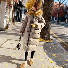 双12主推大货大毛领格子棉衣柒柒家M65-p185268，女装棉衣/棉服，柒柒家