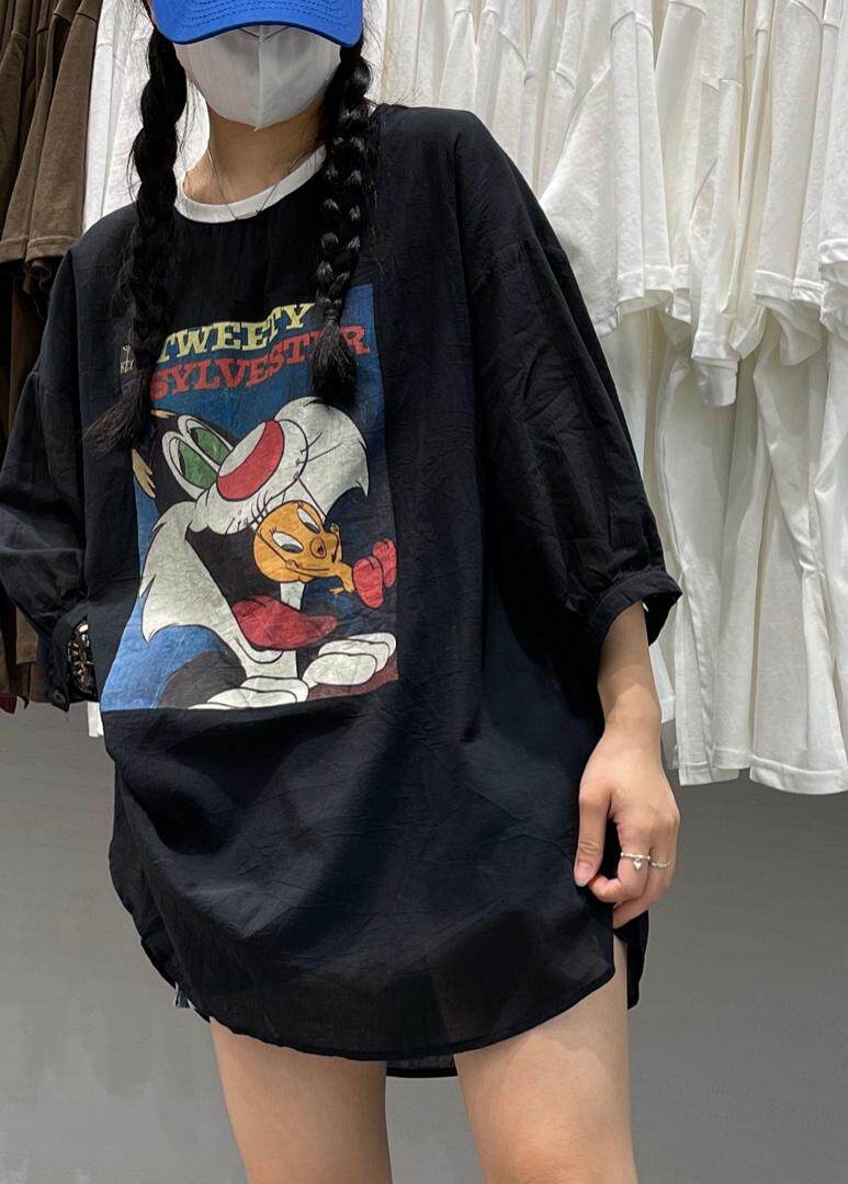 夏季新款大版图案透气舒适上衣，其它，JIAN.Z 简.站