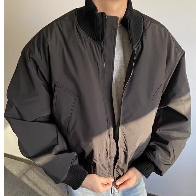 【有货】DM8210-P93新款秋冬高街百搭面包服廓形飞行员高级感外套图片