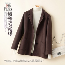 时尚百搭女士西装外套秋冬新款韩版修身显瘦纯色外搭气质优雅，女装西装，蓝雨羊绒