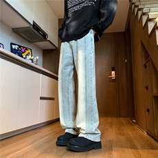 C315-G095秋冬高质量新图加色拼接牛仔裤(P65X88)公寓2，男装牛仔裤，电商C315