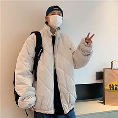 棉衣男韩版潮流高街帅气保暖2024冬季新款M8003-P75，男装棉衣，星座1109-3