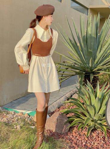 大两件套毛织和衬衣的碰撞，其它，阔瑟