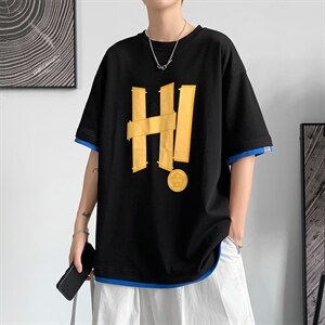 夏季新款男士短袖T恤港风时尚舒适百搭青春帅气潮牌TC3129-P30图片