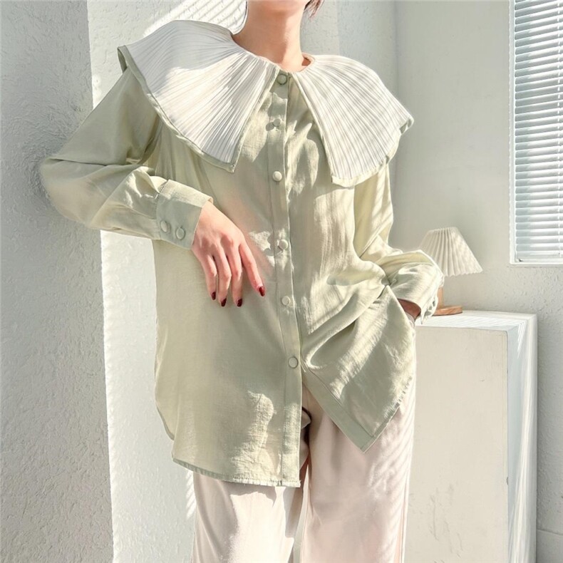 2022#春款货号 6205嫩芽绿，天蓝色，芥末灰 S~M，其它，序儿