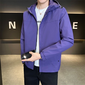 新款青少年店主风秋冬男时尚夹克连帽外套JK2688-P58 控88图片